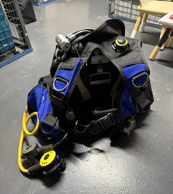 h.u.b. Dacor Scuba BCD Buoyancy Compensator Vest w/ Fury Reg & Octo