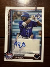 2025 Topps Pro Debut Baseball #PD-105 Rodney Green Auto Base Stockton Ports