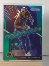 2021 Panini Prizm WNBA - Dominance Brittney Griner #9 Green Prizm