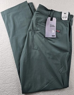 Levis XX Chino Pants Standard Taper Fit High Stretch Tech Teal Green Mens 38x32
