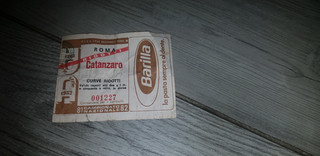 ROME VS CATANZARO CHAMPIONSHIP 1981 1982 RARE USED TICKET STADIUM TICKET