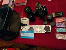 Canon T-150 Film Camera. With Case. Untested