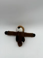 Wild Republic Wrist Huggers Sea Otter Brown Stuffed Slap Bracelet Plush 7”