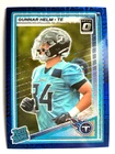 2025 Donruss Optic Football Blue Mojo Gunnar Helm #294