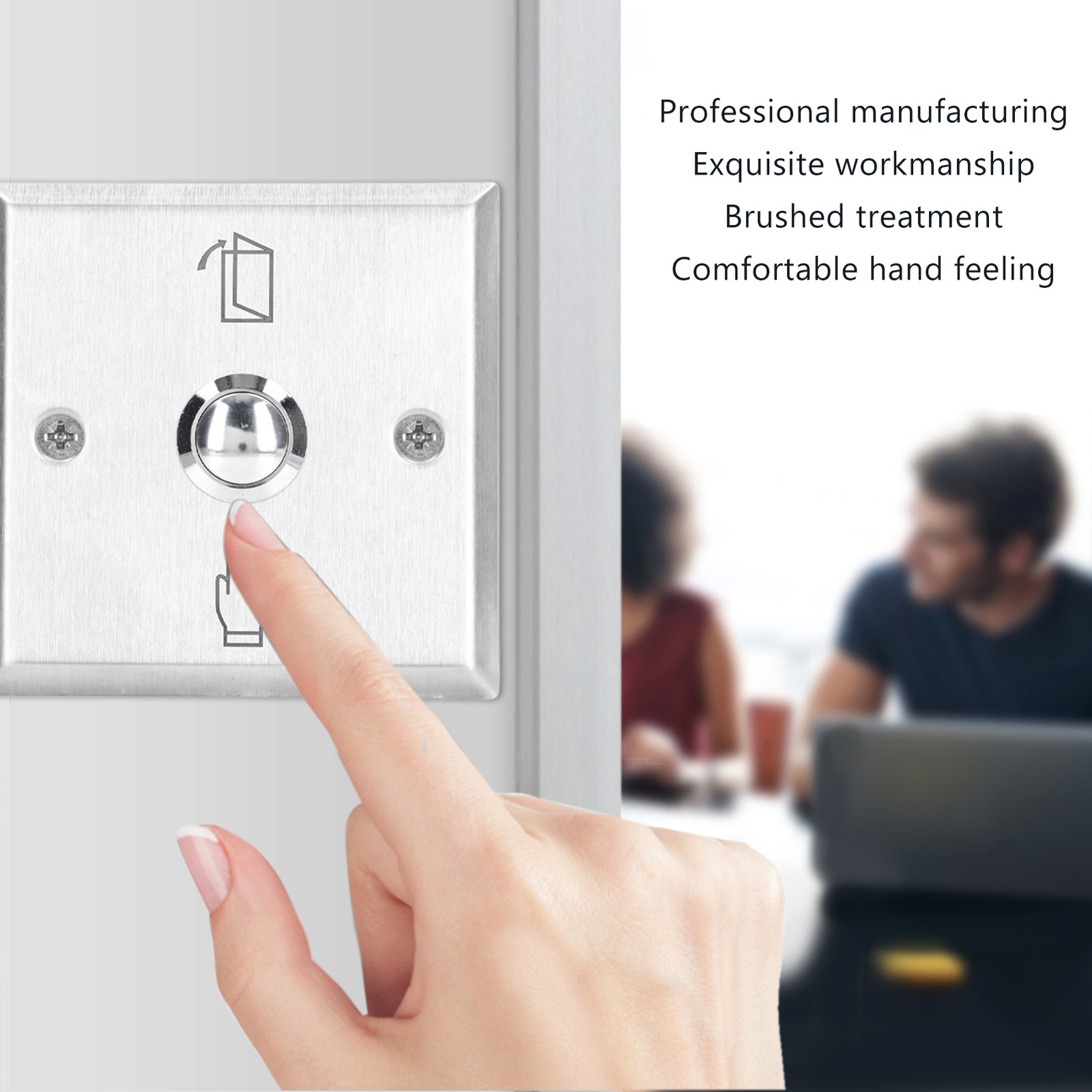 Exit Button Switch Stainless Steel Door Release Switch For Door Access Control S
