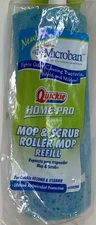 SEALED Quickie Mop & Scrub Roller Mop Refill -Type M  Fits Mop #0582MB Blue New