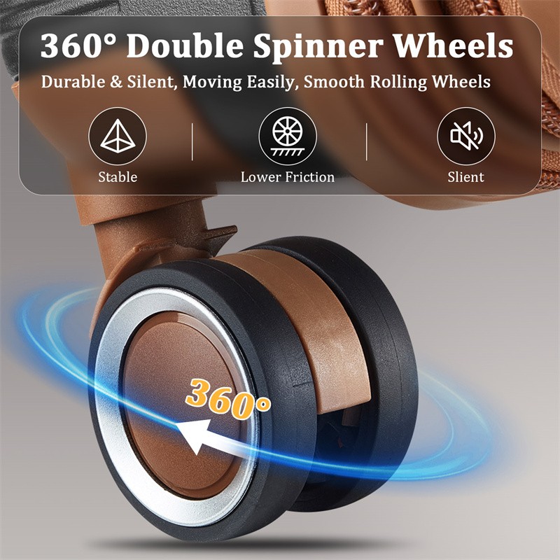 Luggage Sets 4 Piece(14/20/24/28) PP Lightweight & Durable Expandable Suitcase