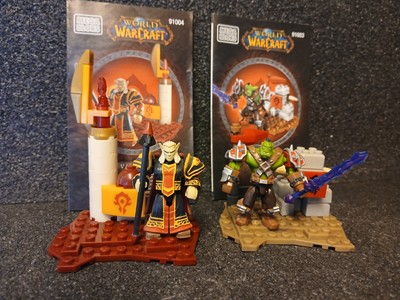 World of Warcraft Mega Bloks Valoren und Ragerock Figurensets, Mega Construx. 