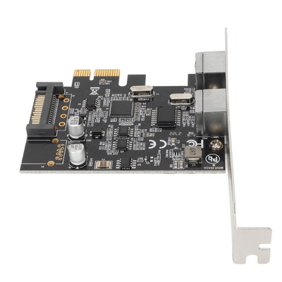 Pcie Dual Port Erweiterungskarte Stromschnittstelle Plug & Play NTS