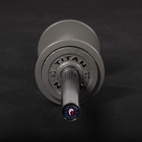 Titan Fitness Loadable Olympic Dumbbell Handles - Thumbnail 5