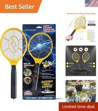 Electric Fly Swatter Bug Zapper - Lightweight, Portable Insect Control Racket