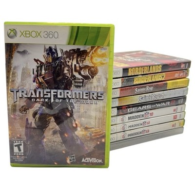 Lot of 10 Xbox 360 video games Transformers Borderlands  Saints Row READ DESC