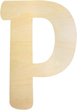 Wooden Letters P Large Wooden Letters 12 Inch Unfinished Wood Letters for Wall D