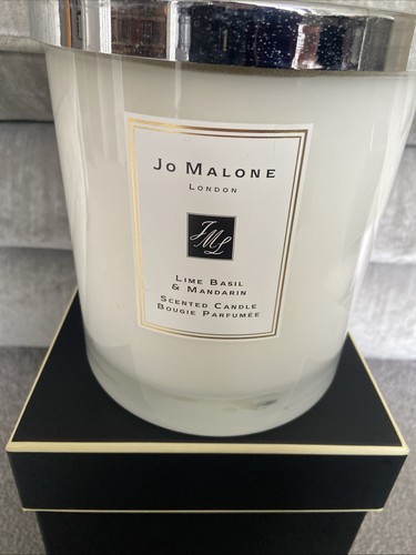New Jo Malone Luxury Candle Lime Basil & Mandarin 4 wick 2.1Kg 12.7cm - Picture 4 of 16