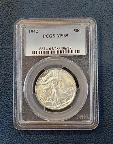 1942 PCGS MS 65 Walking Liberty Half Dollar 50 Cent