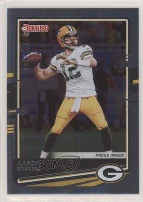 2020 Panini Donruss Press Proof Silver 93/100 Aaron Rodgers #103 0o84