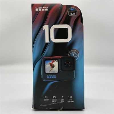GoPro HERO10 Black Bundle - Wasserdichte Action-Kamera mit Front-LCD und Touch-R