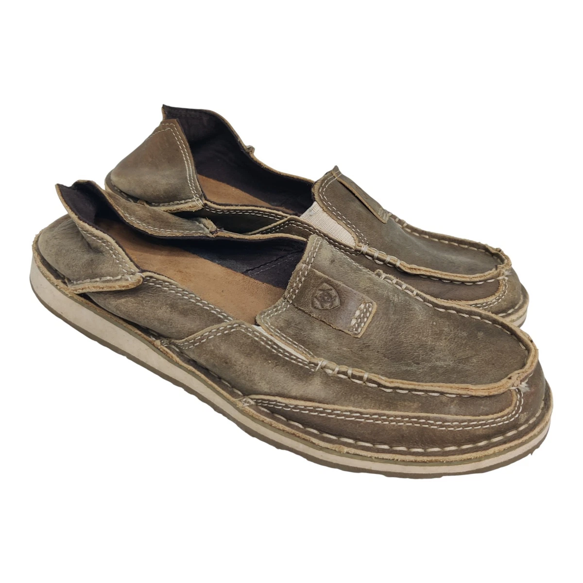 Ariat‎ Distressed Brown Leather Loafers-Size:9.5D Ariat Women main image 3
