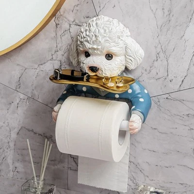 Contexte de rouleau de toilette Tissu Tiset Dispeller mur à serviette de - Photo 1/4