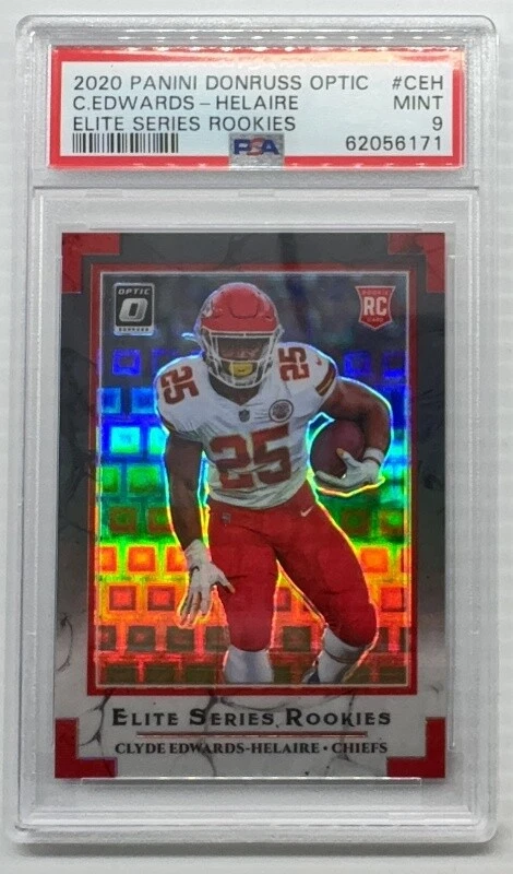 Clyde Edwards-Helaire Panini Donruss Optic Elite Series Rookies #CEH Black Pandora