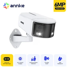 ANNKE 6MP POE Security IP Camera Dual Lens Outdoor AI Color Night Two-Way Audio