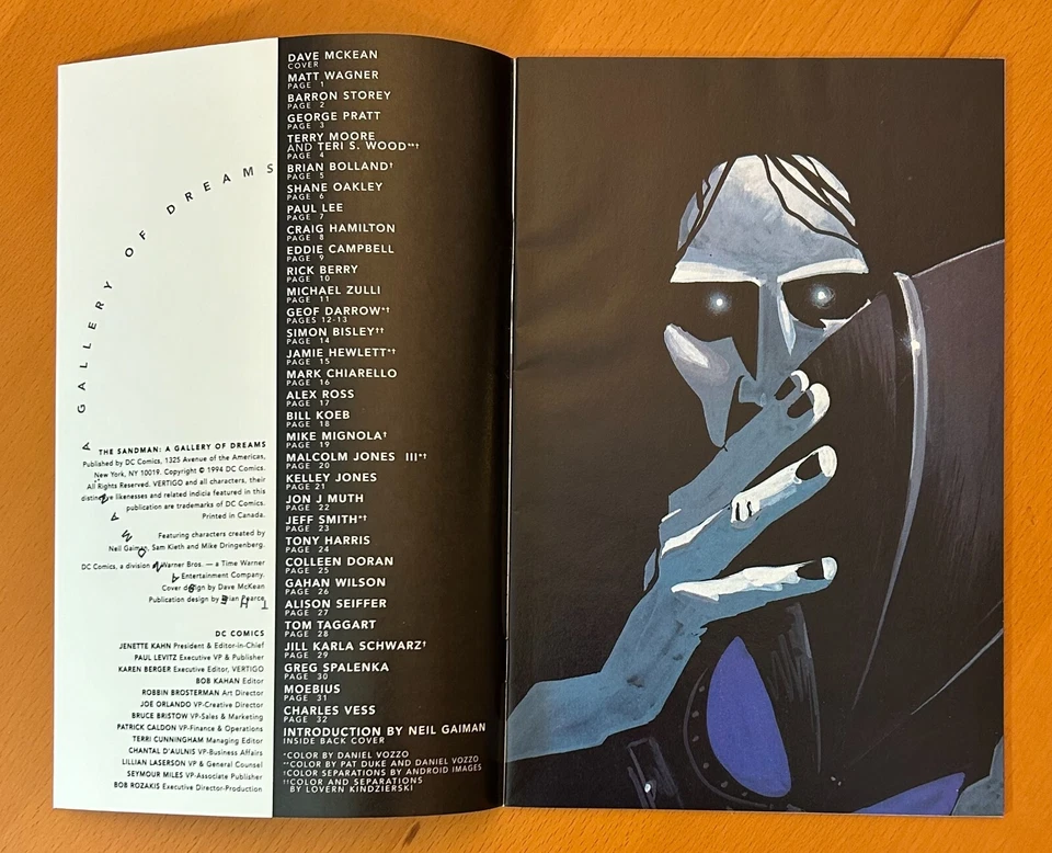 Sandman Gallery of dreams #1 one shot (DC 1994) VF+ comic - Image 3 of 4