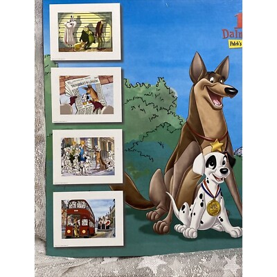 Disney 101 Dalmatians 2 Patch s London Adventure Set Of 4 Lithograph Portfolio