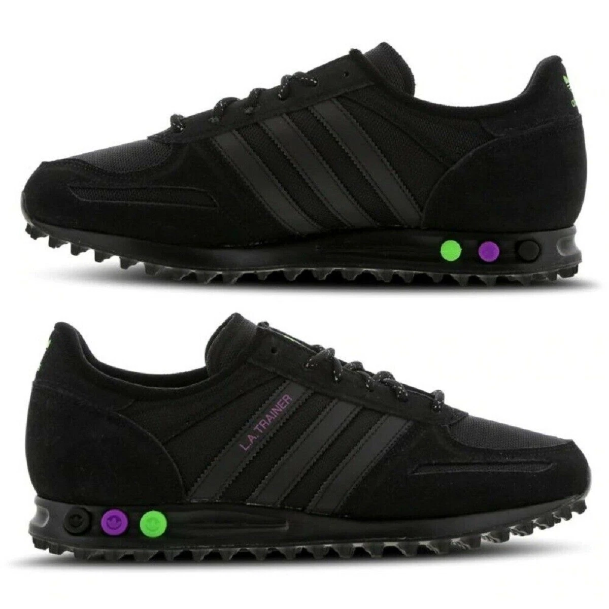 Escarpa Llanura perdí mi camino 🔥🔥Adidas Originals LA Trainer -Men's Trainers (UK SIZES 7 -12)-Black  Brand New | eBay