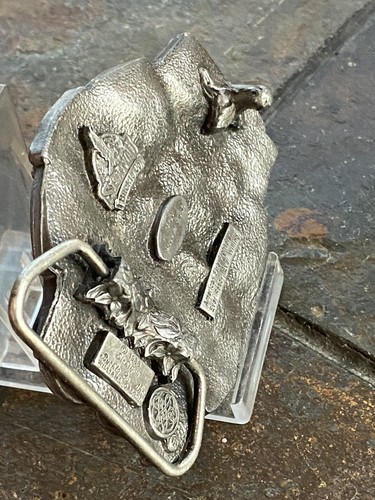 American Fire Fighters Fireman Firefighter Siskiyou Vintage Belt Buckle 1988 - Picture 10 of 11