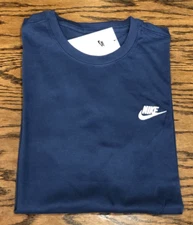 *NEW* Men NIKE ESSENTIAL SPORTSWEAR CLUB TEE MIDNIGHT NAVY (AR4997 410) 👍