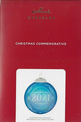 HALLMARK KEEPSAKE 2021 Christmas Commemorative 9th in The Series New In Box
