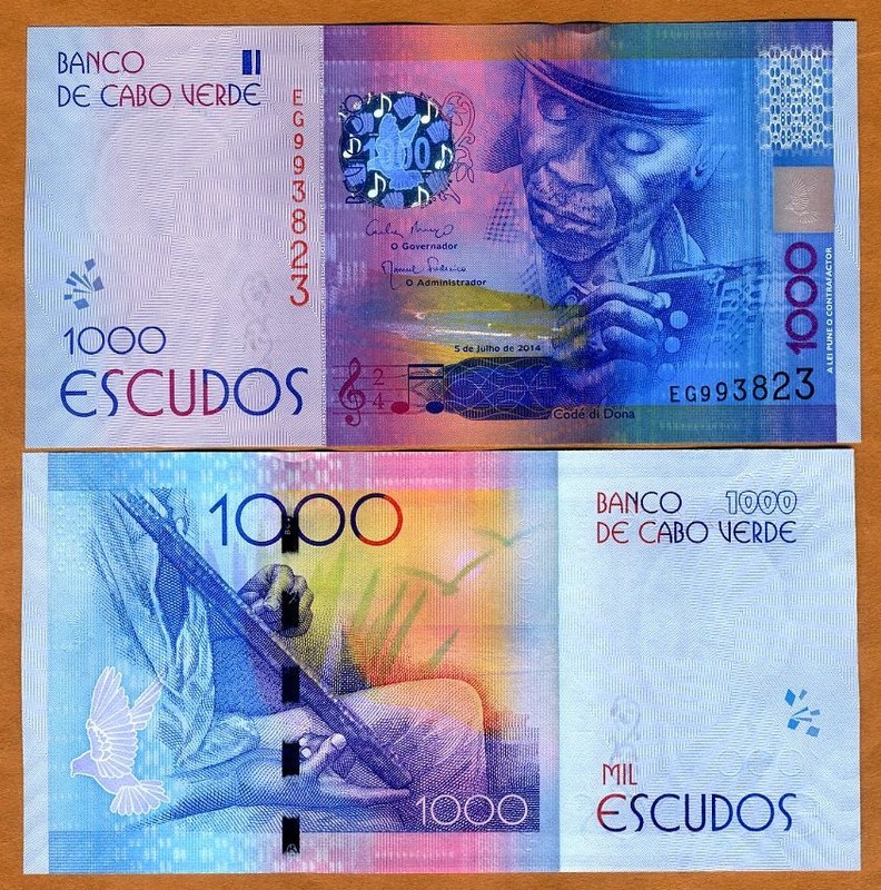 Cape Verde, 1000 (1,000) Escudos, 2014 (2015), P-New, UNC