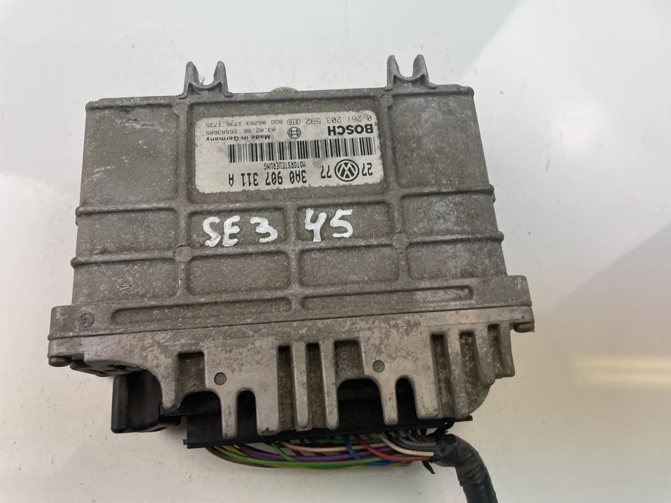 Centralina motore VW GOLF III 1H1 3A0907311A 0261203592 ECU 1992 17210587 - Immagine 2 di 4