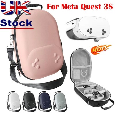Portable Carrying Case Shockproof Hard Shell for Meta Quest 3S/3 Headset