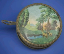 Vintage Novelty Brass Tape Measure with Measuring Cord
