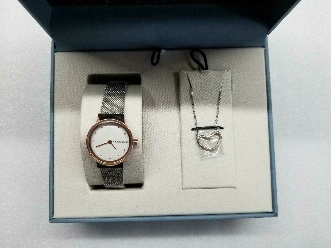 Skagen SKW1101 Freja Rose Gold Silver Watch & Katrine  display picture 3