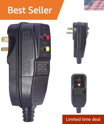 #ad High Safety 15Amp Waterproof GFCI Plug – Essential for Pressure Washers amp; More $29.99