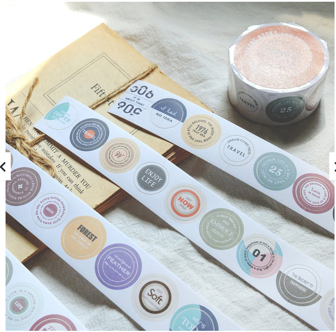 SMALL ROUND LABELS－2.8cm Kiss Cut SAMPLE LOOP | eBay