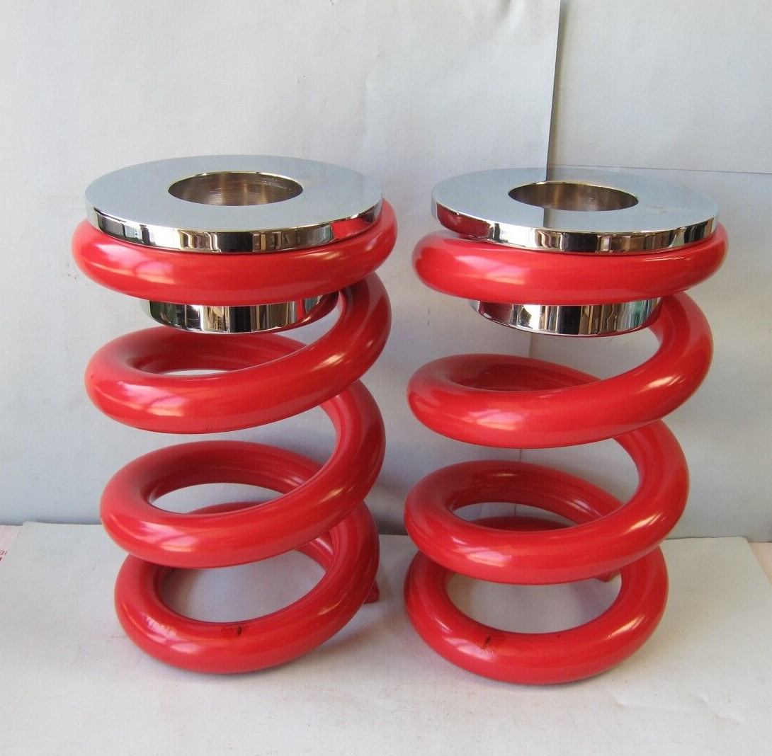 Lowrider Hydraulics 2 ton coil springs pre cut, 2 flat edges, red eBay