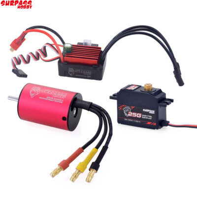 SURPASSHOBBY KK Combo 2838 3600KV Brushless Motor w/ 35A ESC + S0025M 25G Servo