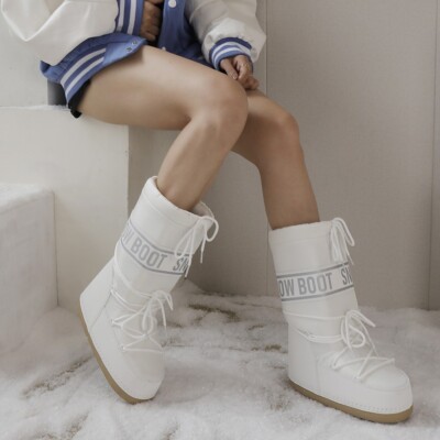 MOON BOOT ホワイト スノーブーツ Moon Boot Icon Snow Boots | White | FARFETCH