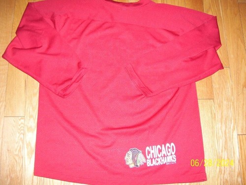Chicago Blackhawks Vintage Ravens Knit 1993 NHL Hockey Jersey Size XL - Picture 2 of 2