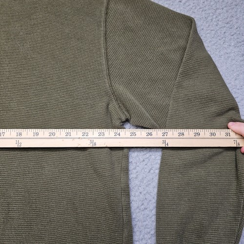 Magellan Thermal Shirt Mens Size XL Brown Long Sleeve Pull Over - Picture 10 of 13