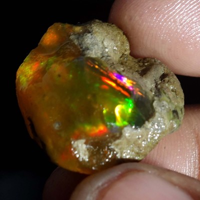 Super Quality Natural Ethiopian Oil Fire Opal AAA+ Welo Rough Large Gems 42.30Ct