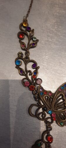 Betsy Johnson Butterfly Necklace - Picture 1 of 4
