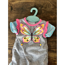 My Life As Gray  Pink Butterfly Nightgown and Slippers Outfit for 18  Dolls NEW