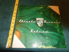 1955 Chrysler Windsor Deluxe Sales Brochure Original Dealership Catalog