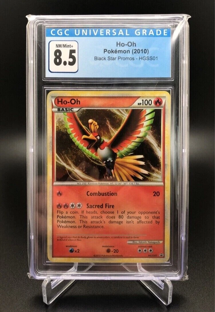 Pokemon - Ho-Oh (HGSS Promo 1) (HGSS01) - HGSS Black Star Promos : Toys & Games
