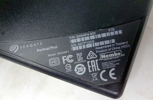 Seagate SRD001F 5TB External Video Game Hard Drive Xbox/PlayStation Compatible! - Afbeelding 9 van 12