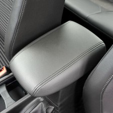 Para Ford Focus 15-18 Cuero Sintético Apoyabrazos Central Consola Tapa Caja Cubierta Recubrimiento